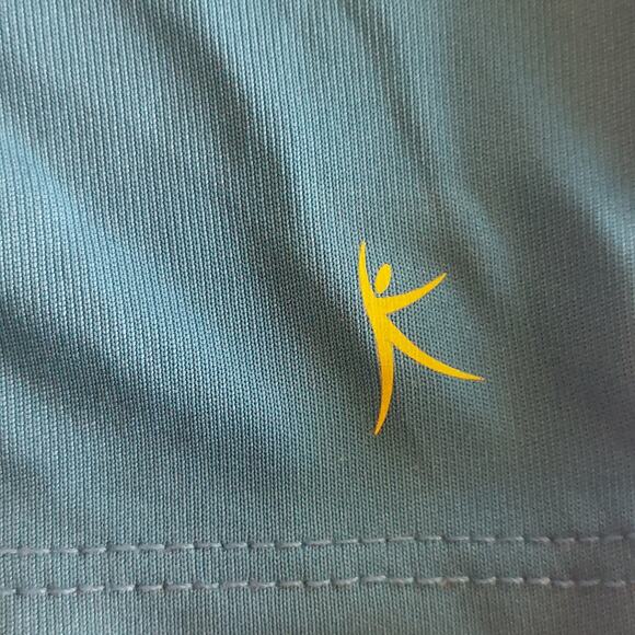 Danskin Now Shirt Womens 2XL Blue Light Weight Short Sleeve Tee - Picture 3 of 6